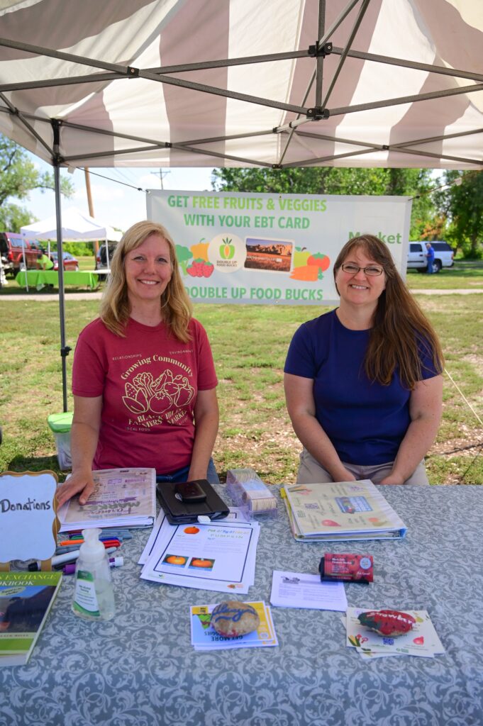 Barbara Crommwell and Ann Eads