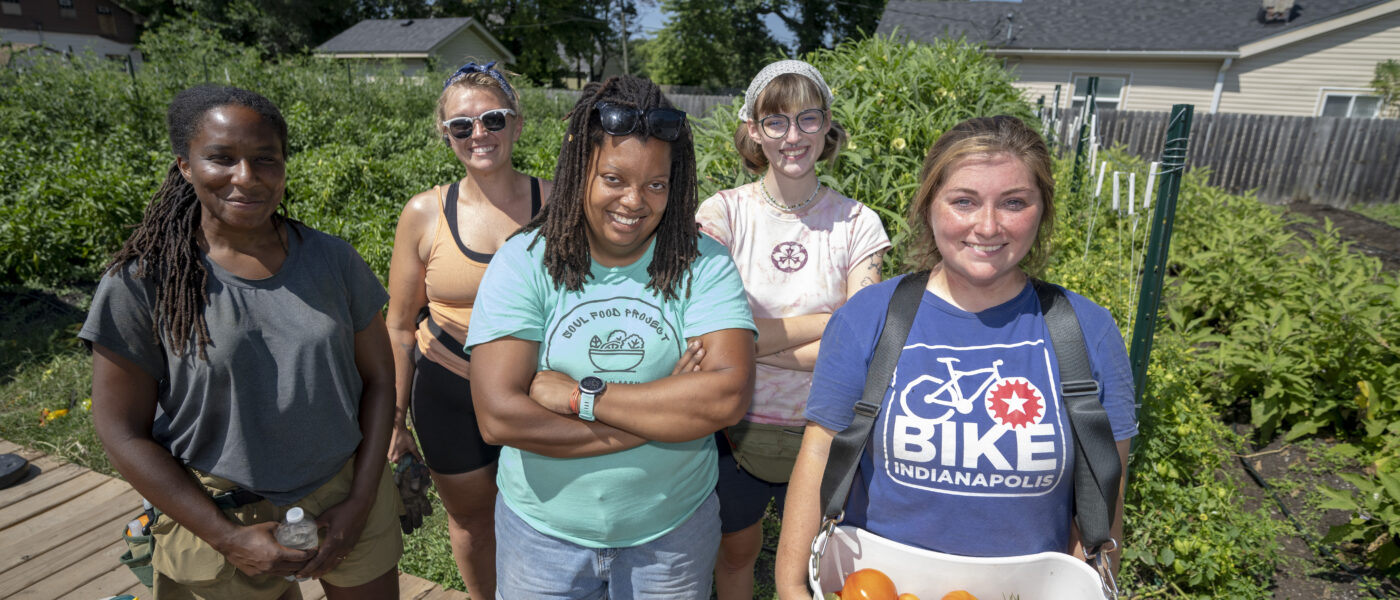 Farmers at Soul Food Project Indy